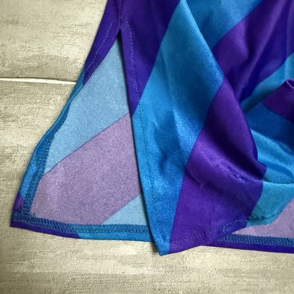 Vintage‎ 80s Jantzen Swimsuit Size 10 Halter Dress w/ Bottoms Strapless Stripes - Picture 9 of 9